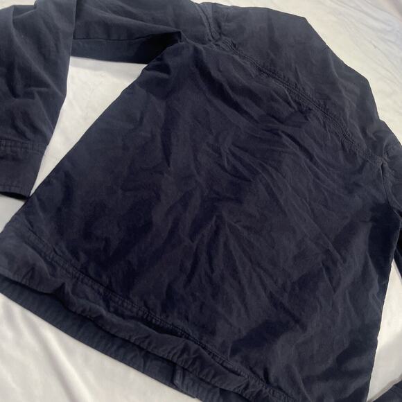 BDG UO Medium Navy Blue 100% Cotton Zip Up Lightweight Jacket - Picture 12 of 12